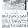 Article du journal Le Petit Ni�ois sur le monument aux morts de Cannes, 14 avril 1922