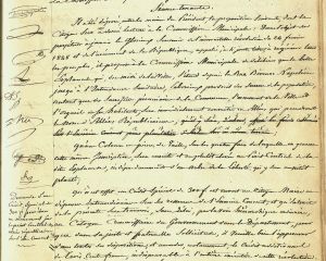 Registre de dlibrations municipales, 1838, AMC, 1D13