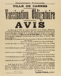 La vaccination obligatoire
