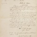 Note de service sur l'emprisonnement des prisonniers arabes  l'le Sainte Marguerite - 14 janvier 1882 (AD06_2R155)