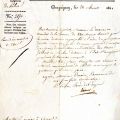 Mandat de 230 francs pour frais de nourriture et d'entretien des dtenus, 1811 (4J3)