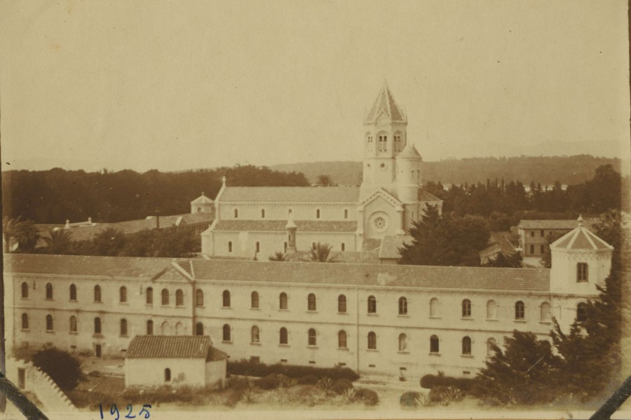 Vue gnrale de l'abbaye, 1925, 38Num41_coll_Mangioni