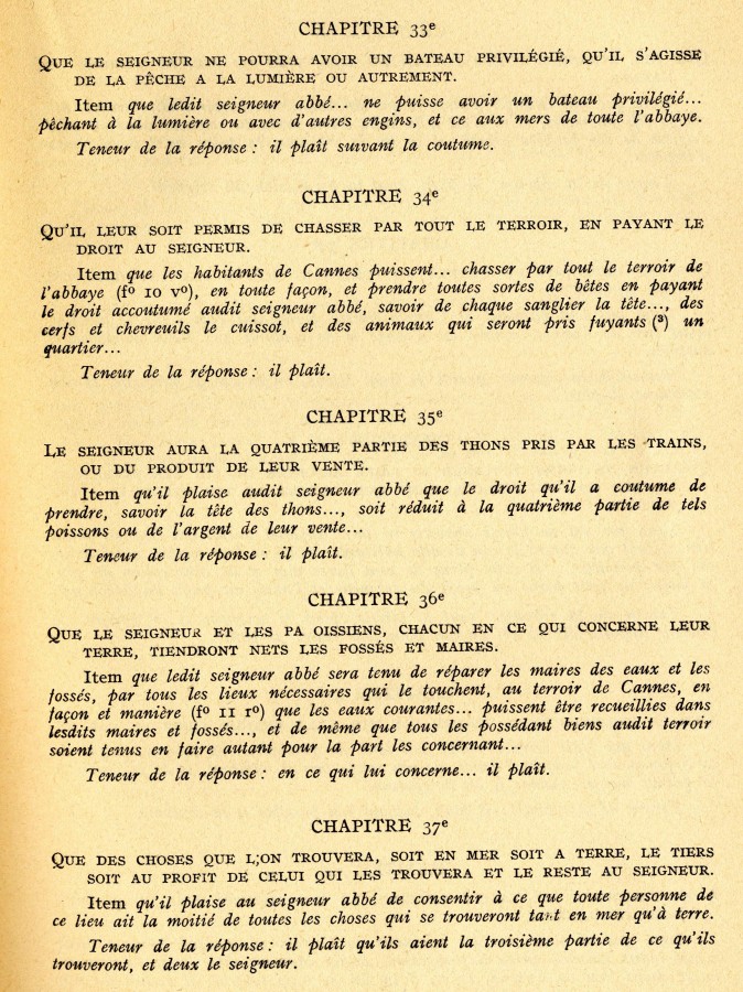 Droits sur la pche et le poisson, franchises de Cannes, 1448, BH251_p37