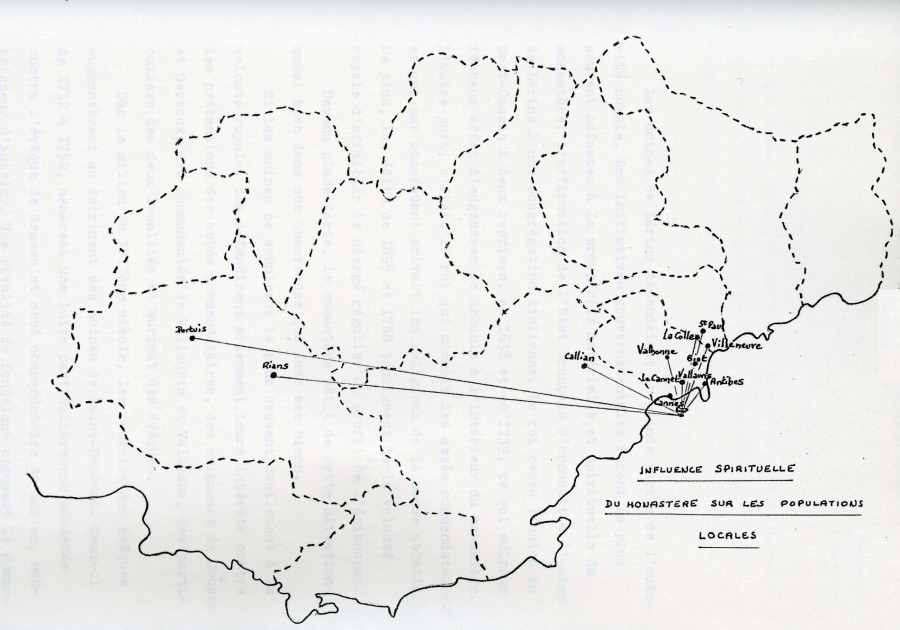 Carte des lieux de dpart de plerins, AMC BH444_TII_p469