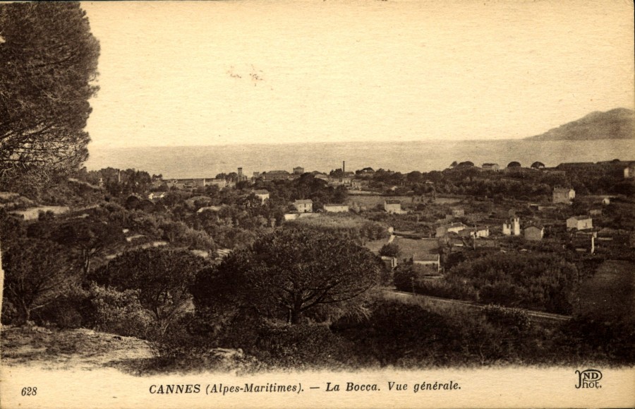 Carte postale reprsentant une vue gnrale sur La Bocca. 1900 (40Fi53)