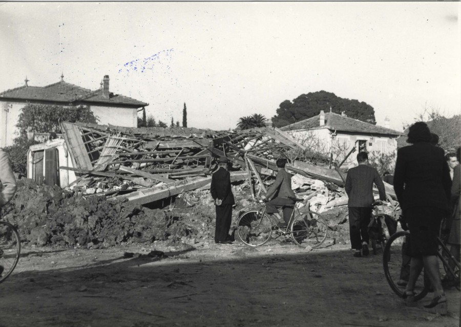 Photographie des destructions de La Bocca. 1943 (13Fi242)