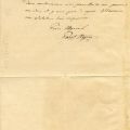 Fin de la lettre de Paul Ngrin pour le sable  livrer 1892 (AMC 59S15)