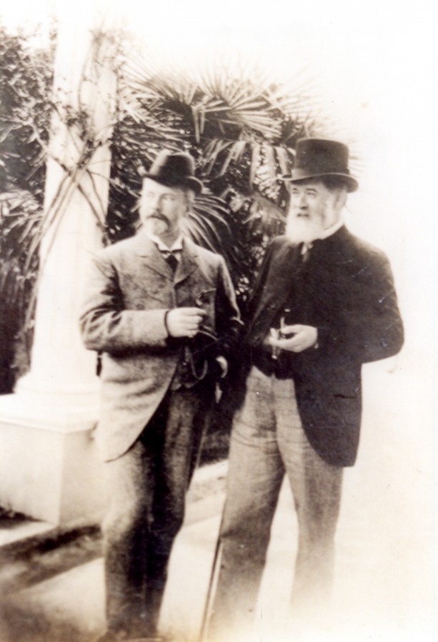 MM. P. Ridett et J. Taylor, env. 1890, associs en affaires, AMC 16Fi90