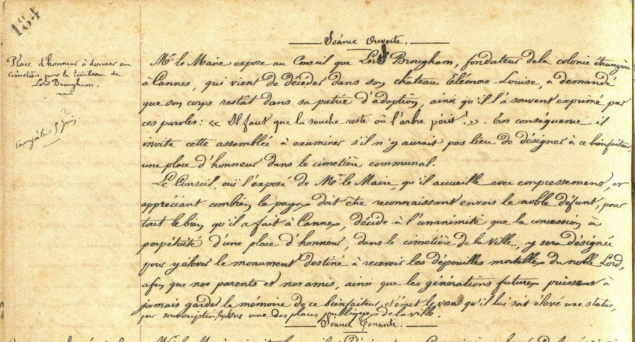 Concession au cimetire pour Lord Brougham, 10 mai 1868, 1D17_0184