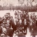 Foule pour l'inauguration du monument  Edouard VII, 1912 (19S28_4_6)
