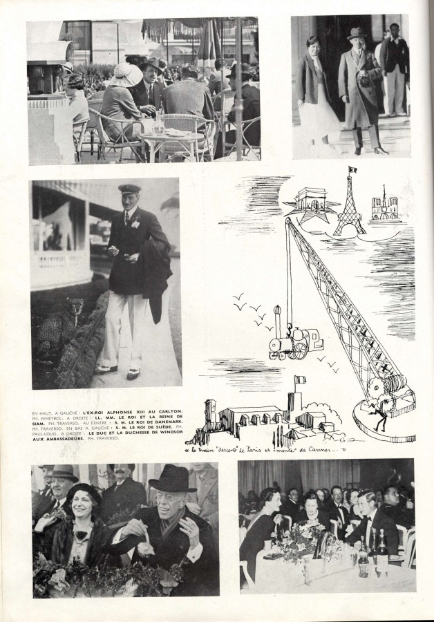 En bas  droite : photo du couple, AMC Jx9_1938_11_011