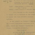 Lettre au sujet des dégradations de l'hôtel des Pins, 1944 (4H25)