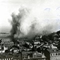 Photographie d'une explosion de mine, août 1944 (13Fi58)