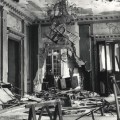 Photographie des dégâts du bombardement de la Pointe Croisette, villa la Corne d'Or, août 1944 (13Fi316)