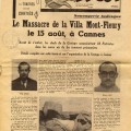 Article de presse du journal l'Ergot sur le massacre de la villa Mont-Fleury, 1944 (4H69)