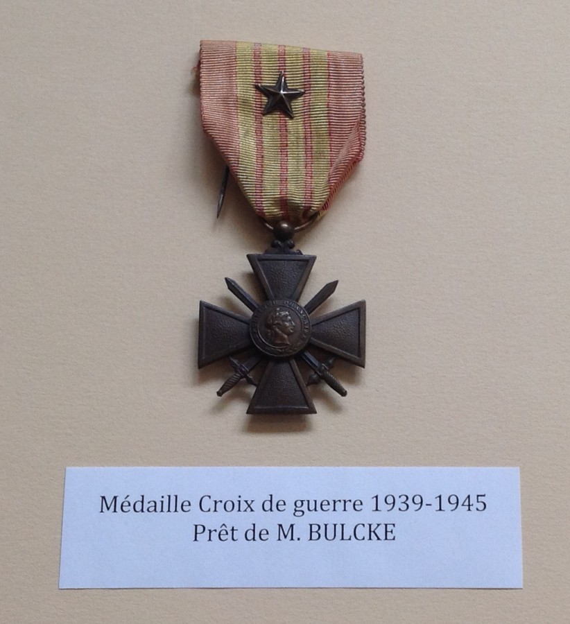 Mdaille croix de guerre, 1939-1945 (prt de Monsieur BULCKE)