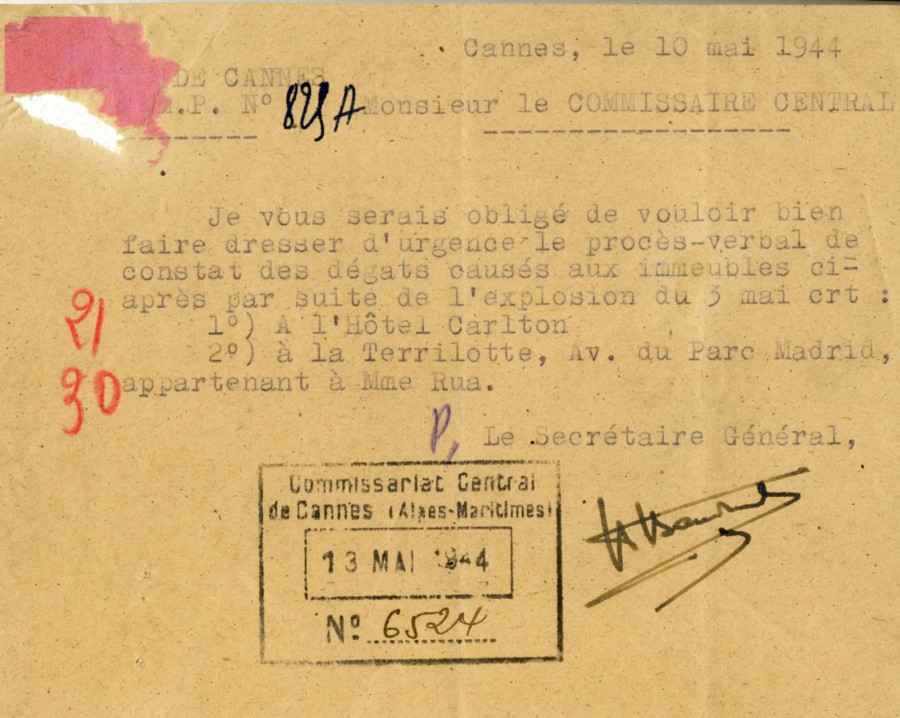 Constat des dégâts en mai 1944 (4H50_03)