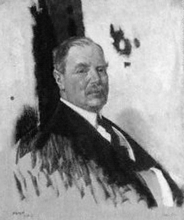 Lord Derby (reproduction d'une oeuvre de W. Orpen, 1919)