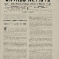 Article de Cannes-Artiste, mars 1903, sur le masque de fer, 1 (103Num_CA19_p3)