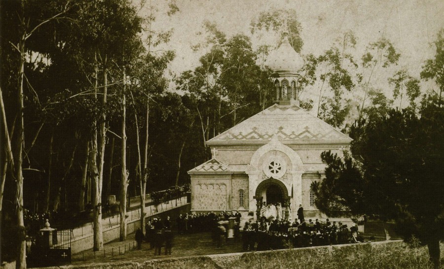 Cérémonie pour l'ouverture de l'église au culte, fin XIXe siècle (img003)