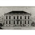 Villa Les Dunes, plan de façade 1884 (14Fi230)