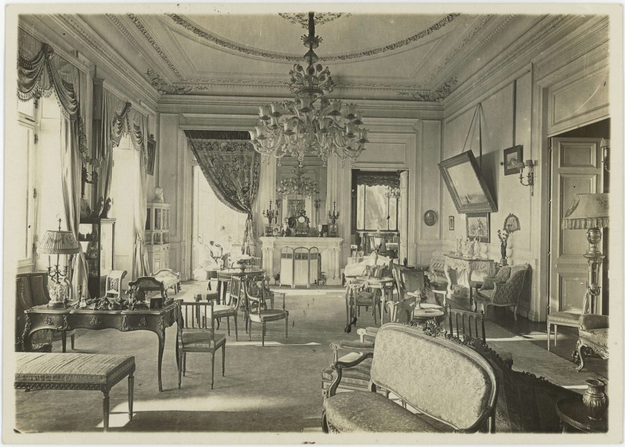 Salon de la villa ex-Wenden, photographie non date (2S316_10Fi318)