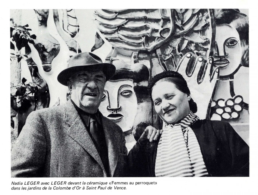 Le couple de peintres, Nadia et Fernand Lger (14S8)