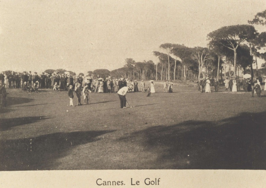 Illustration sur l'ancien golf Cannes-Mandelieu (32Fi1210)