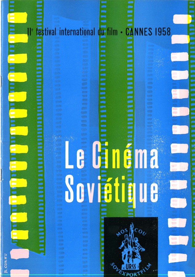 Le cinma sovitique prsent au Festival de Cannes en 1958 (13S4)