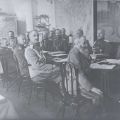 Conseil de guerre du 17 décembre 1916, en Russie : un négatif noir et blanc (25Fi1536)