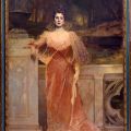 Baronne Serge Von Derwies, huile sur toile, tableau de Benjamin-Constant ® Ville de Nice, Musée des Beaux-Arts Jules Chéret, phot. Muriel Anssens