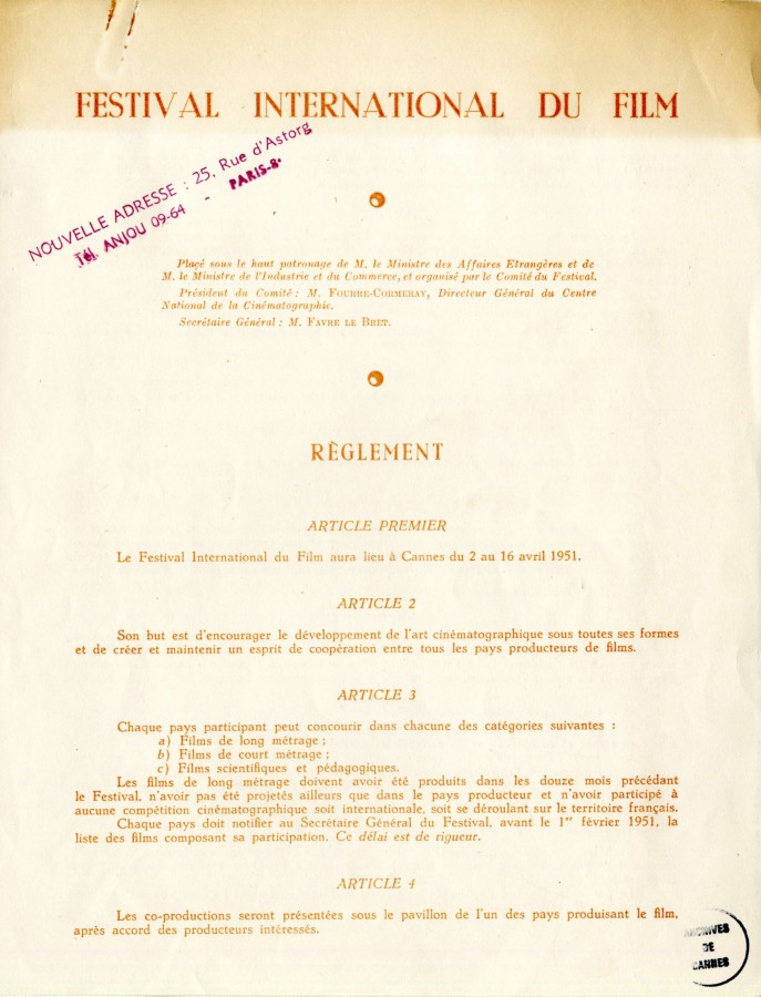 Exemple de rglement, 1951, 1 (93W13)