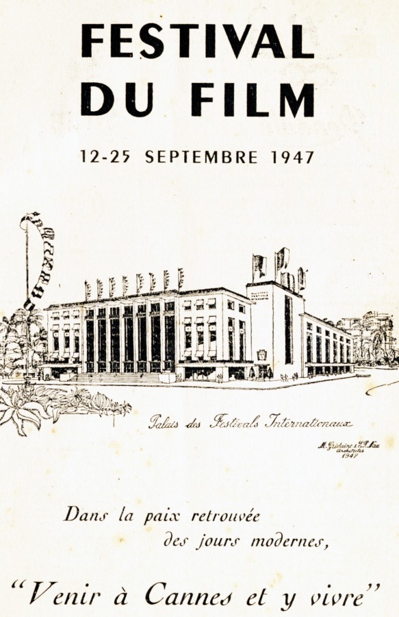 Annonce du Festival en 1947 