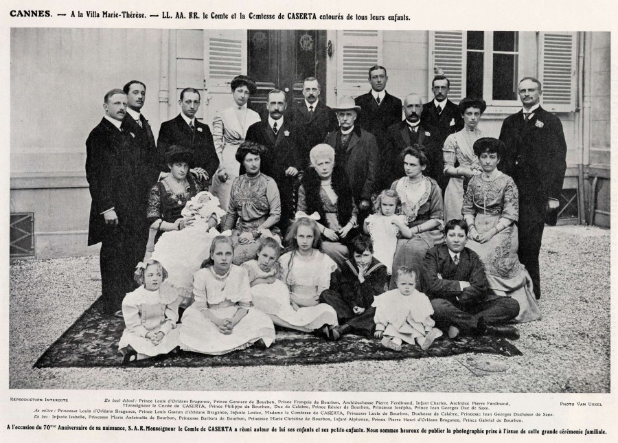 Les enfants du Comte de Caserta en 1911, 32S001_101, Riviera