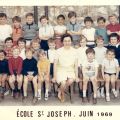 Cours préparatoire école Saint-Joseph de Cannes, 1969