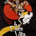 La Dolce Vita, 1960, de Federico Fellini (affichiste Ren Gruau, AMC 5Fi133)