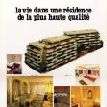 Résidence Cannes Center, au Petit Juas, AMC 65S32, 1981-1984