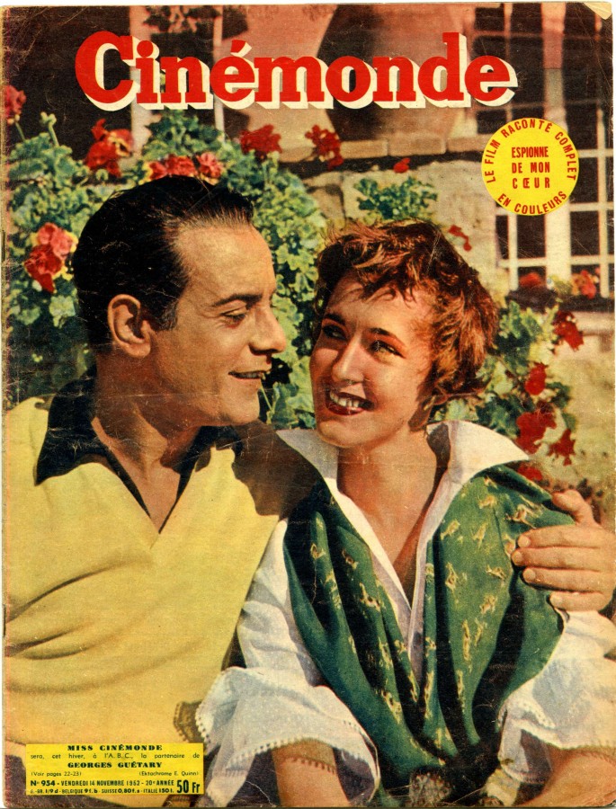 1952, Gutary au cinma (coll. prive)