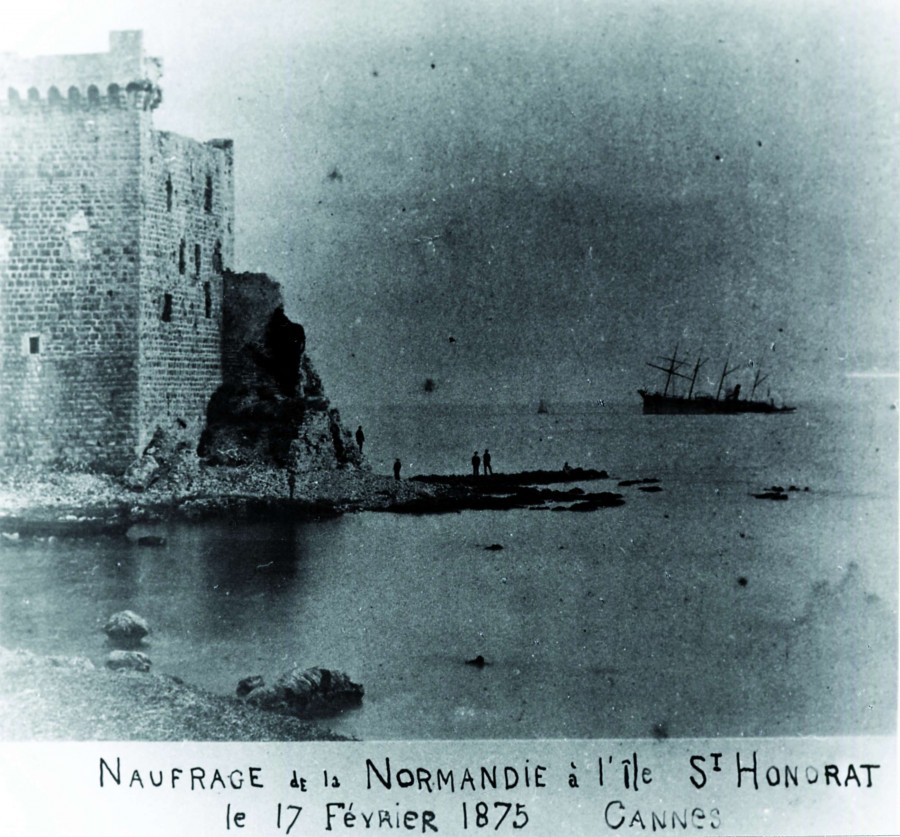 Naufrage, 1875, au large de l'le St Honorat (AMC 8Fi30)