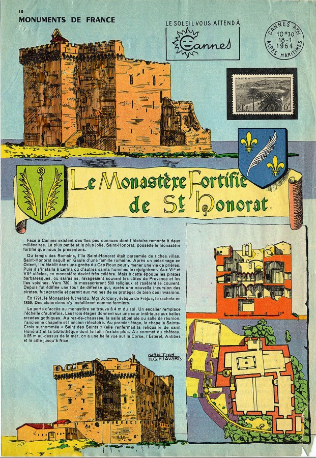 11S61_Le monastre fortifi de Saint Honorat