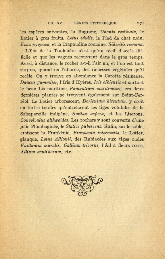 L'le et l'abbaye de Lrins, rcit et description par un moine de Lrins, p.271 (BH15)