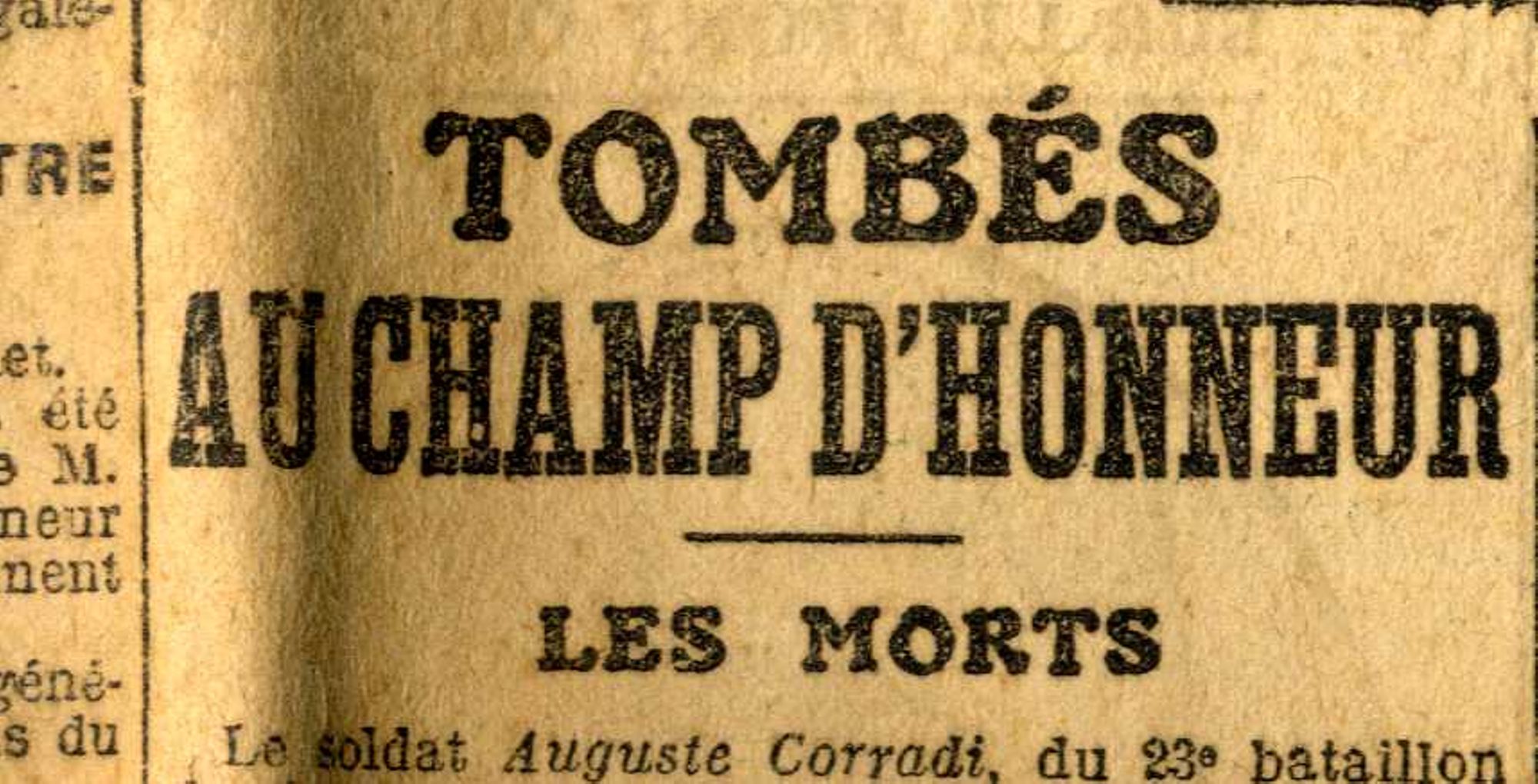 Ils sont tombés pour la France