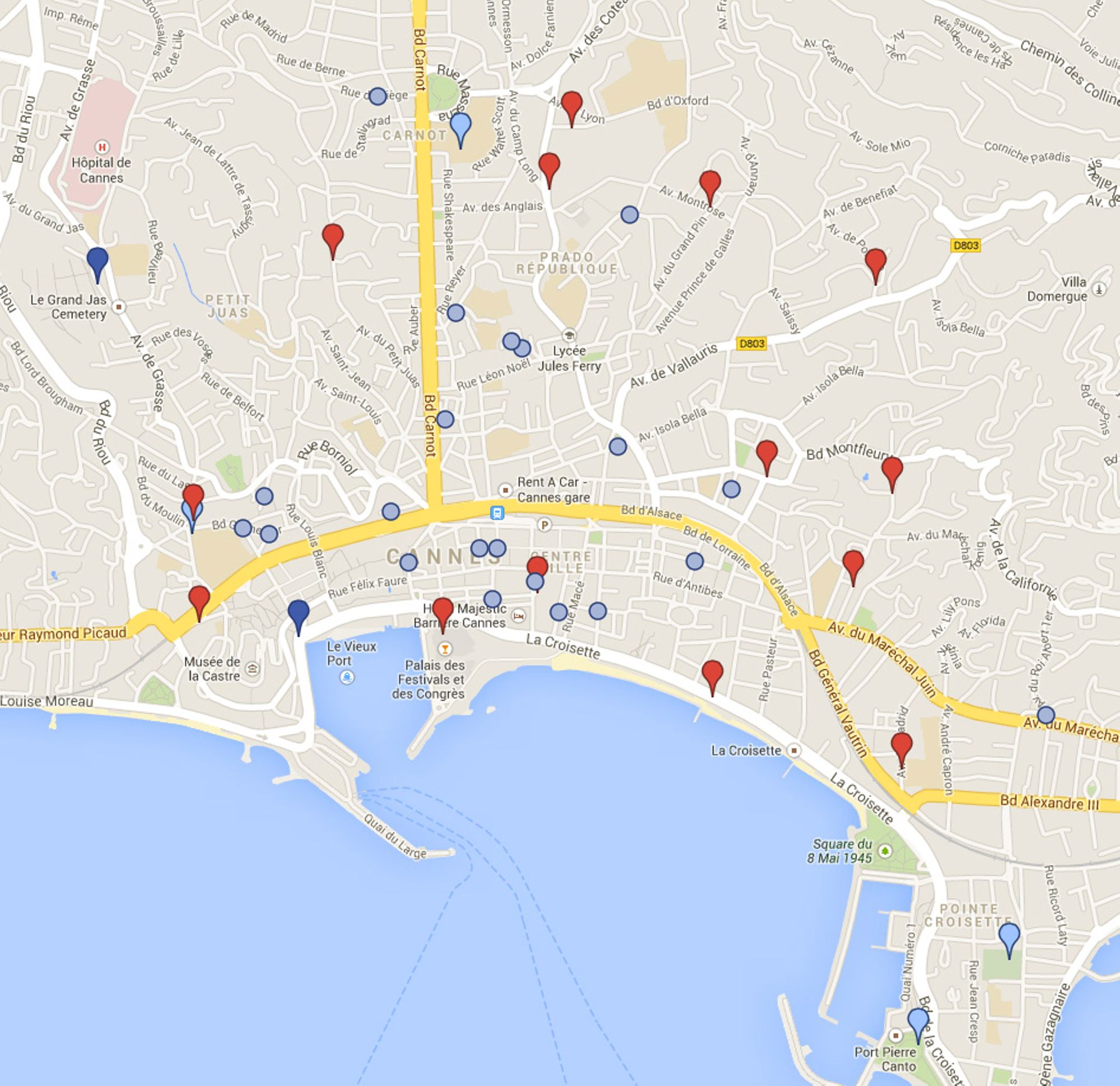 Rappels du conflit sur le territoire cannois