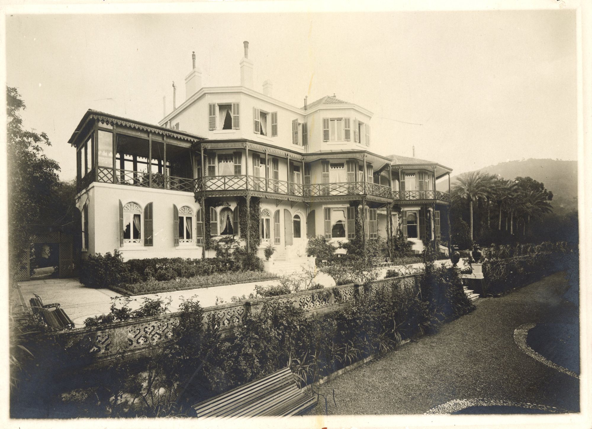 La villa Montfleury. Photographie, non datée. AMC, 10Fi975