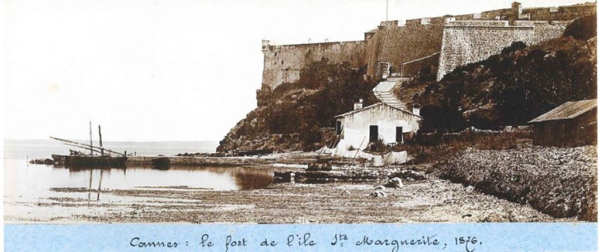 Le fort en 1876 (Musées de Cannes)