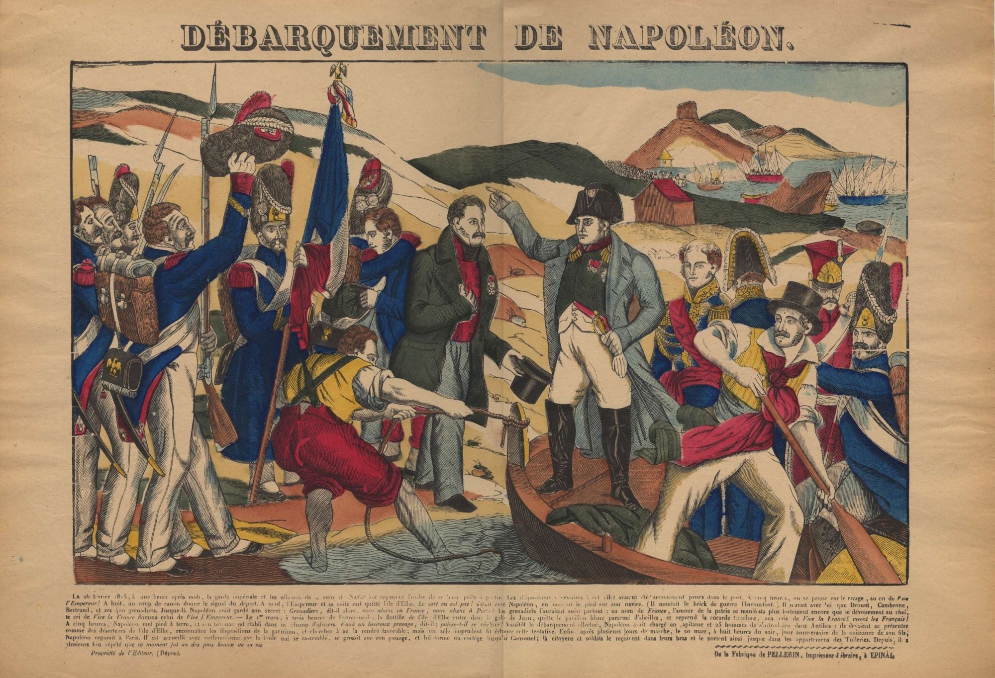 Débarquement de Napoléon à Golfe-Juan 1815