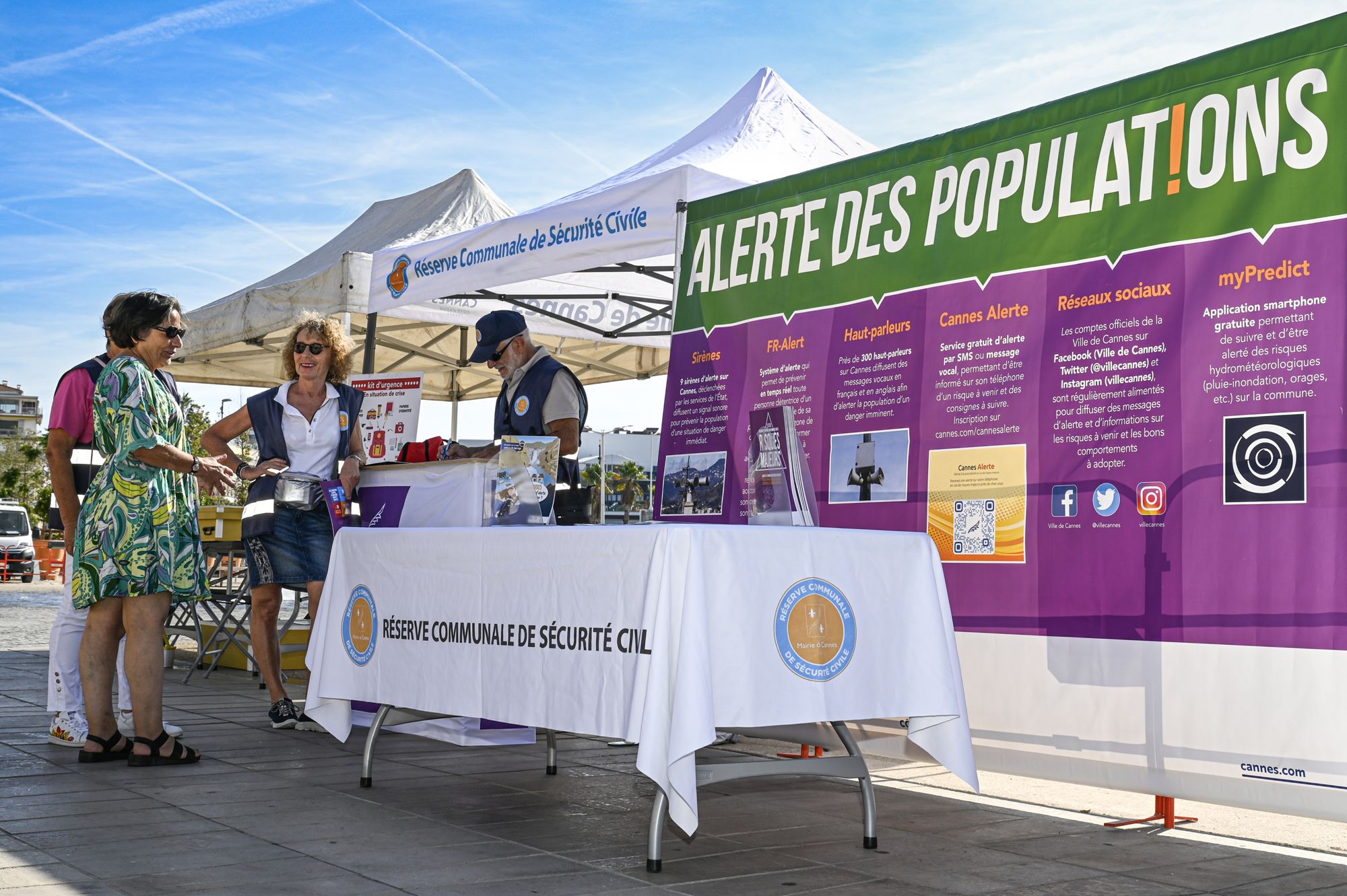 Réserve communale de sécurité civile, octobre 2023 © Mairie de Cannes