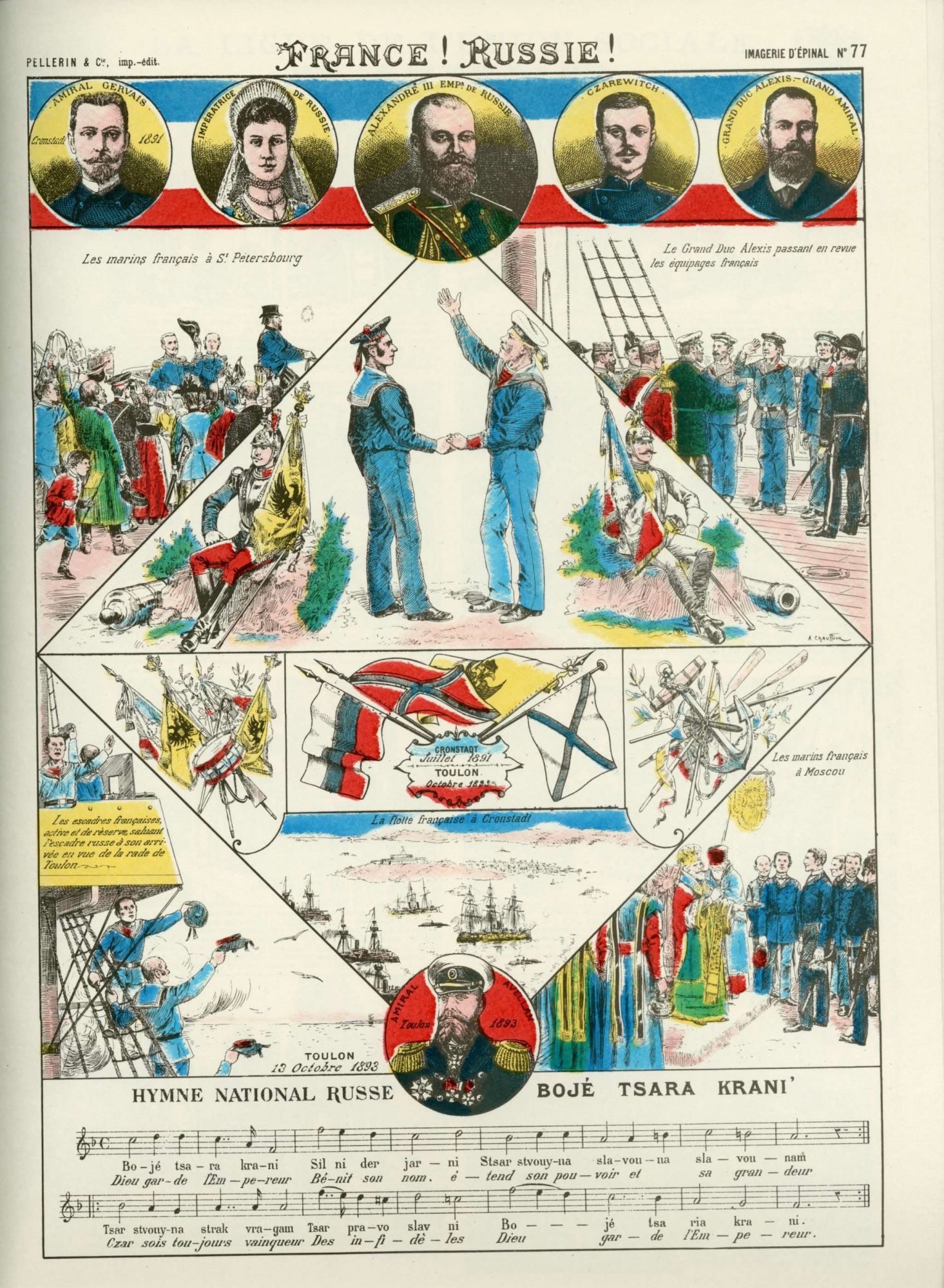 Relations diplomatiques, alliances France-Russie